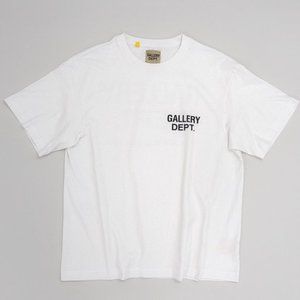Gallery Dept Classic Letter Print White Short Sleeve